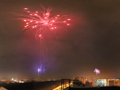 Panorama New Year 2011 Fireworks in Chisinau